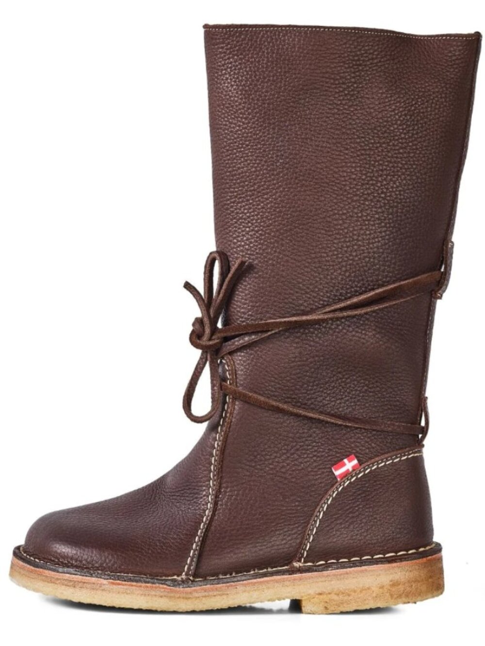Duckfeet Silkeborg Choco Women's Brown Leather Wool Lined Winter Boots 8.5 9